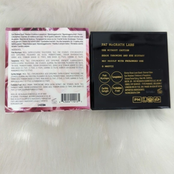 Pat McGrath Labs Divine Rose Luxe Quad: Eternal Eden Eyeshadow Quad BNIB - Picture 5 of 6